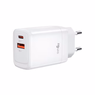 Зарядний пристрій XO CE16 67.5W USB-C PD45W + USB-A QC 22.5W White (CE16_White)