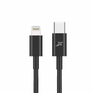 Дата кабель USB-C to Lightning 1.0m 12W CL-03B Black Grand-X (CL-03B)