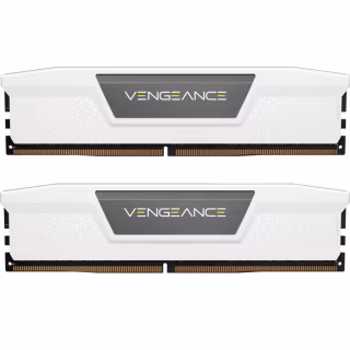 Модуль пам'яті для комп'ютера DDR5 64GB (2x32GB) 6000 MHz Vengeance White Corsair (CMK64GX5M2B6000Z30W)