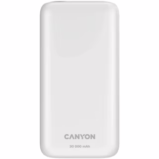 Батарея универсальная Canyon PB-301 30000mAh PD/20W, QC/3.0 (CNE-CPB301W)
