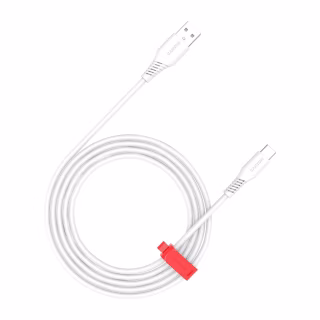 Дата кабель USB 2.0 AM to USB-C 1.2m 18W White Canyon (CNS-AC18SC12W)