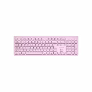 Клавіатура Canyon HKB-W01 Silent Wireless UA Pink (CNS-HKBW01P)