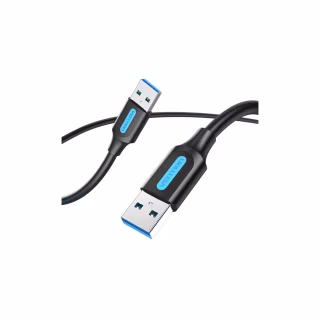 Дата кабель USB 3.0 AM/AM 3.0m black Vention (CONBI)