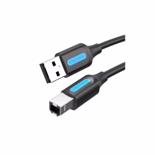 Кабель для принтера USB 2.0 AM/BM 10.0m ferrite black Vention (COQBL)