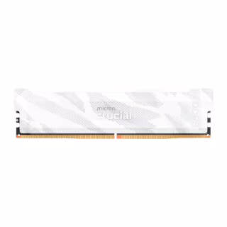 Модуль пам'яті для комп'ютера DDR5 16GB 6400 MHz Pro White Micron (CP16G64C32U5W)