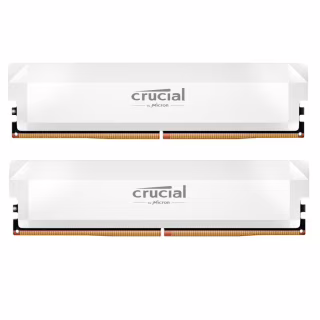 Модуль пам'яті для комп'ютера DDR5 64GB (2x32GB) 6400 MHz Pro Overclocking White Micron (CP2K32G64C40U5W)