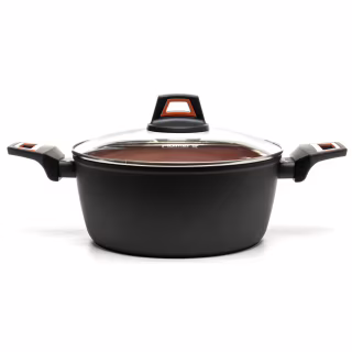 Кастрюля Hölmer кована з кришкою CR-1325-SBMCL Carrot 2,5 л (CR-1325-SBMCL Carrot)