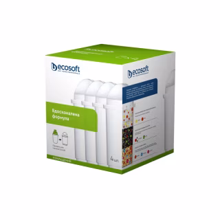 Система фильтрации воды Ecosoft К-т Картриджів для кувшинів покращений (3+1 шт) (CRVK4ECO)