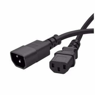 Кабель живлення C13 to C14 1.8m black ColorWay (CW-CBP087-BK)