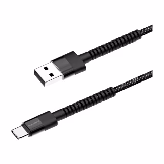 Дата кабель USB 2.0 AM to USB-C 1.0m 2.4А black ColorWay (CW-CBUC063-BK)