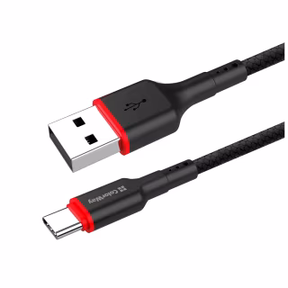 Дата кабель USB 2.0 AM to USB-C 1.0m 2.4А black ColorWay (CW-CBUC064-BK)