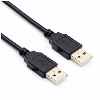 Дата кабель USB 2.0 AM/AM 1.0m black ColorWay (CW-CBUU071-BK)