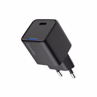 Зарядний пристрій ColorWay GaN Mini 25W PD Port PPS USB-C black (CW-CHS052PD-BK)