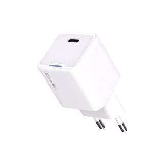 Зарядний пристрій ColorWay GaN Mini 30W PD Port PPS USB-C white (CW-CHS054PD-WT)