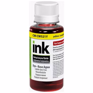 Чернила ColorWay Canon CL-41/38/411/511/CLI-8/426/521 Yellow 100мл (CW-CW521Y01)