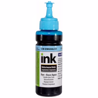 Чернила ColorWay Epson SP R270/290 RX500 TX650 LCyan (CW-EW650LC01)