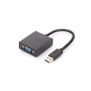 Переходник USB 3.0 AM to VGA F 0.15m Full HD Digitus (DA-70840)