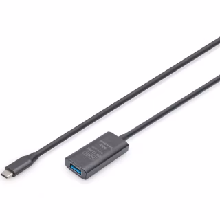 Дата кабель USB 3.2 AF to USB-C 5.0m Gen1 Active 5G Digitus (DA-73110)