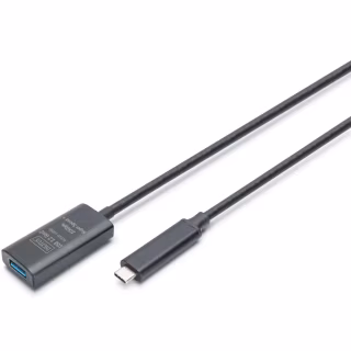 Дата кабель USB 3.2 AF to USB-C 5.0m Gen2 Active 10G Digitus (DA-73113)