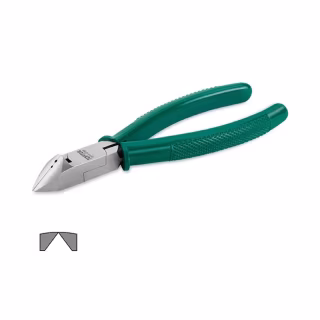 Кусачки Toptul электрика 6" (с отверстиями для зачистки проводов) (DEAA1206B)