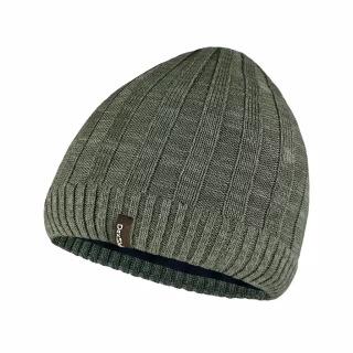 Водонепроницаемая шапка Dexshell Heathered Rib Knit Beanie Onesize 56-58 см хакі (DH32405SSN)
