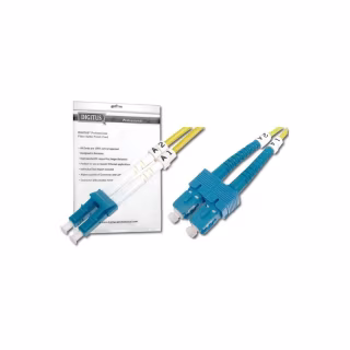 Оптический патчкорд Digitus LC/UPC-SC/UPC, 9/125, SM, OS2, duplex, 5м (DK-2932-05)