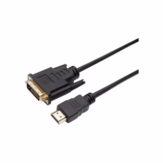 Кабель мультимедийный HDMI M to DVI M 1.8m 24+1pin Dynamode (DM-CL-HDMI-DVI-1.8M)