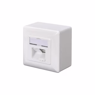 Комп'ютерна розетка Digitus 2xRJ45 FTP, для відкритої проводки (DN-9002-N)