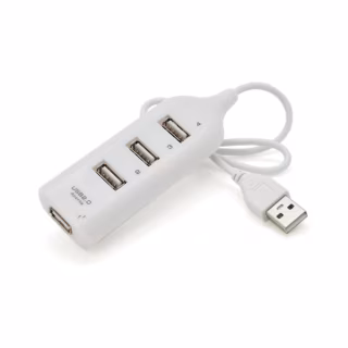 Концентратор Voltronic USB 2.0 to 4xUSB white (DNS-HUB4-OW)
