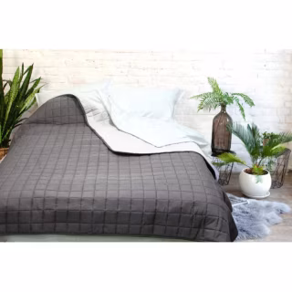 Покрывало Viluta Дуэт Графит 140х210 (дуэт_графит_210 * 140)