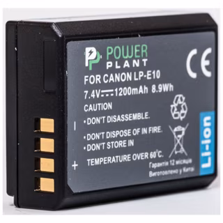 Аккумулятор к фото/видео PowerPlant Canon LP-E10 (DV00DV1304)