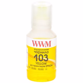 Чорнило WWM EPSON L3100/3110/3150 140г Yellow (E103Y)