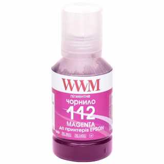 Чернила WWM Epson L11160/6490 №112 140г Magenta pigmented (E112MP)