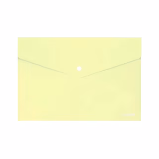 Папка - конверт Economix А4 180 мкм, непрозрачная, пастельная желтая (E31301-85)