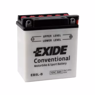 Аккумулятор автомобильный EXIDE CONVENTIONAL 5Ah Ев (-/+) (65EN) (EB5L-B)