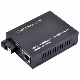 Медиаконвертер EC-Q-1G-1SM-1310nm-20 FoxGate