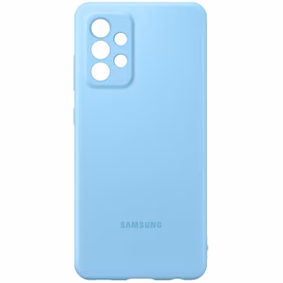 Чехол для мобильного телефона Samsung SAMSUNG Galaxy A52/A525 Silicone Cover Blue (EF-PA525TLEGRU)