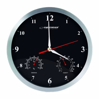 Настенные часы Esperanza Wall Clock Washington 30 см Black (EHC008K)