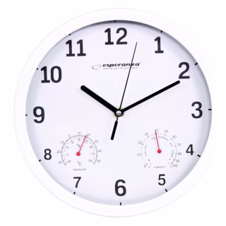 Настінний годинник Esperanza Wall Clock Lyon 25см White (EHC016W)