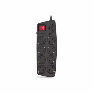 Сетевой фильтр питания REAL-EL RS-Protect 505, 5m, black (EL122300046)