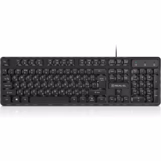 Клавиатура REAL-EL RK-7015 USB Black (EL123100049)