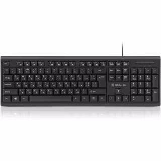 Клавиатура REAL-EL RK-507 USB Black (EL123100050)