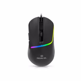 Мышка REAL-EL RM-530 USB Black (EL123200053)