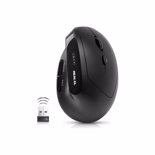 Мышка REAL-EL RM-490W Wireless/Bluetooth Black (EL123200058)