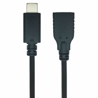 Перехідник OTG USB 2.0 AF to USB-C 0.1m REAL-EL (EL123500017)