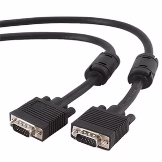 Кабель мультимедийный VGA M to VGA M 1.8m black REAL-EL (EL123500043)
