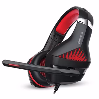 Навушники REAL-EL GDX-7600 Black/Red (EL124100028)