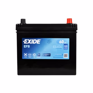 Акумулятор автомобільний EXIDE START-STOP EFB 60A (EL604)