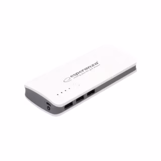 Батарея універсальна Esperanza 8000mAh input/Micro-USB, output/3*USB, White/Grey (EMP106WE)