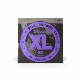 Струны для гитары D'Addario XL Pure Nickel Blues / Jazz Rock (11-48) (EPN115)